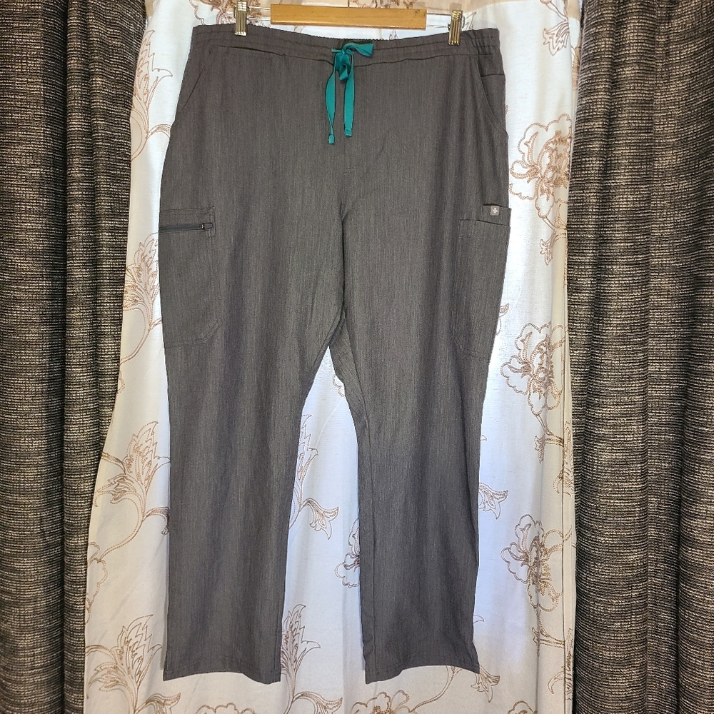 Figs gray graphite yola pants